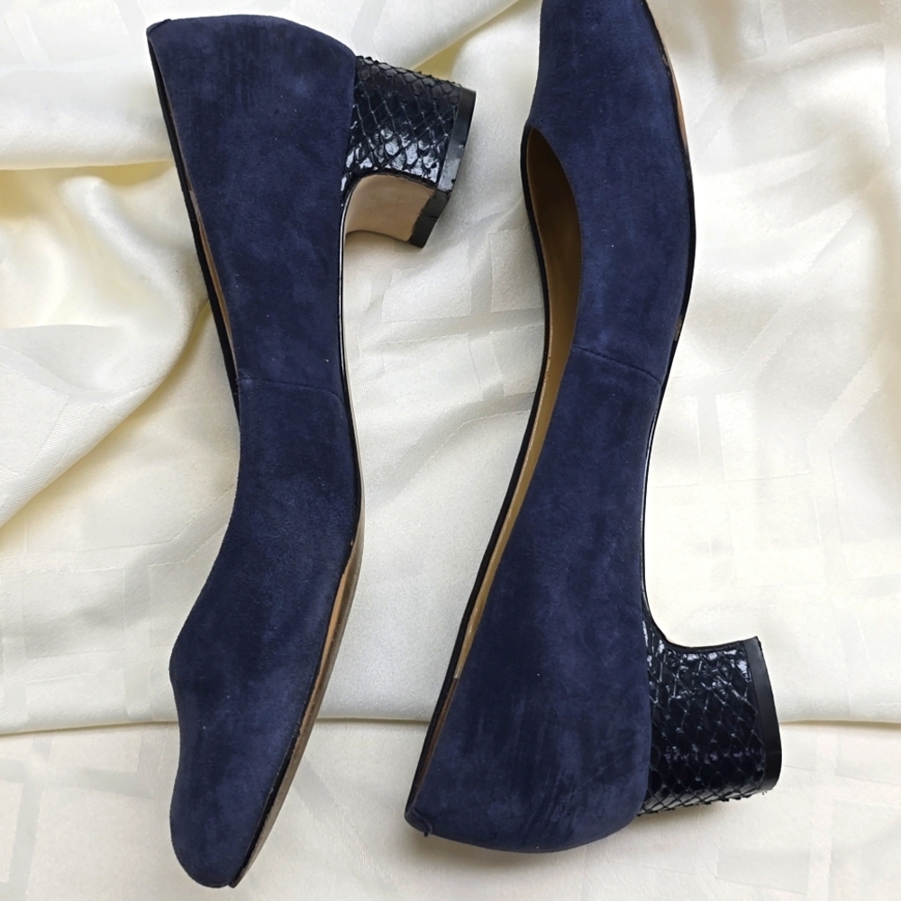 Talbots Kyla - Indigo Suede Pumps